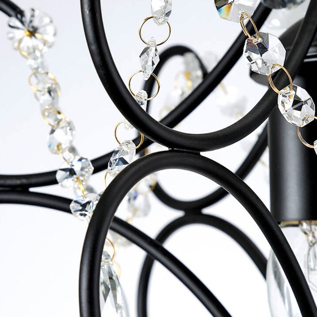 Vintage Luxury Crystal Candle Design 1/3 Light Chandelier - Image 11