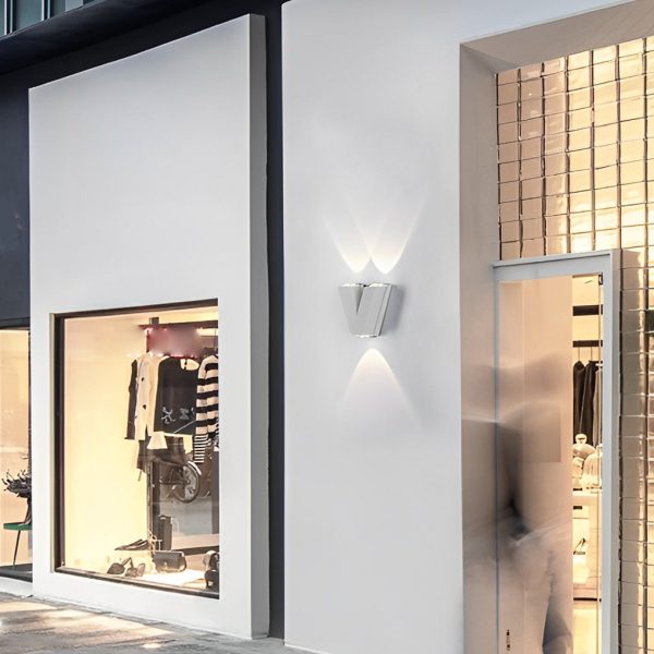 N/V/W Letters Creative Waterproof Modern LED Outdoor Wall Sconce Lighting - Image 4
