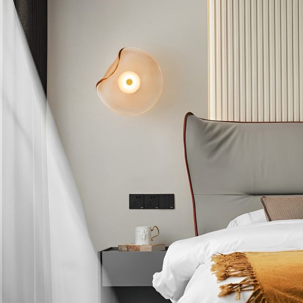 Irregular Round Glass Creative Postmodern Wall Lamp Wall Sconce Lighting - Image 7