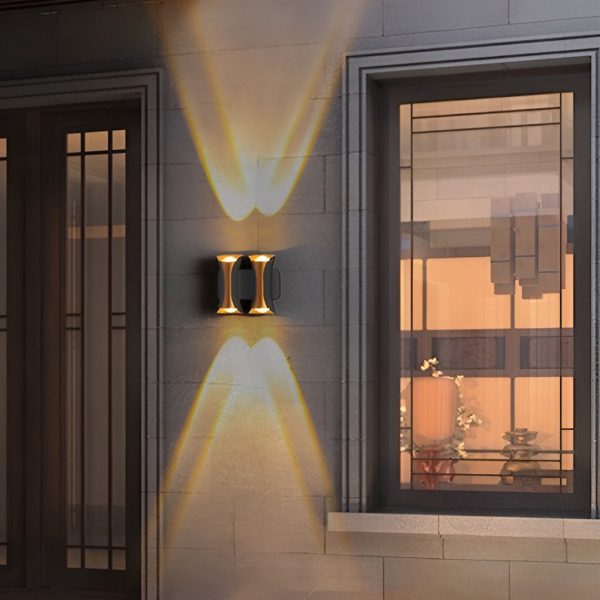 Waterproof Up and Down Lights LED Modern Outdoor Wall Sconce Lighting - Image 4