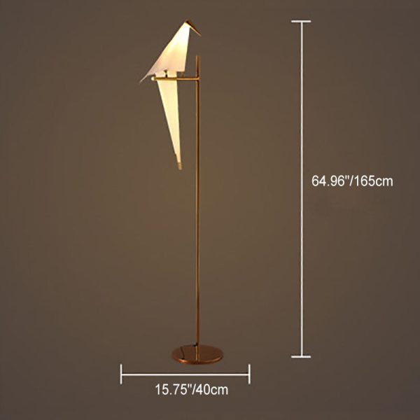 Modern Nordic Creative Iron Bird 1/2-Light Standing Floor Lamp - Image 3
