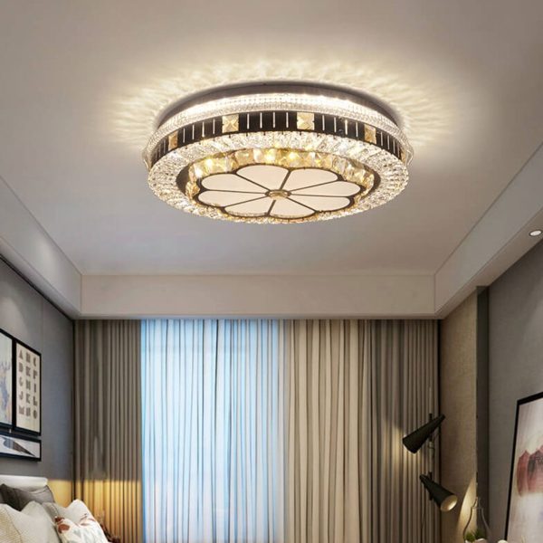 Nordic Light Luxury Round Design Multi-Style LED Flush Mount Light - Image 21