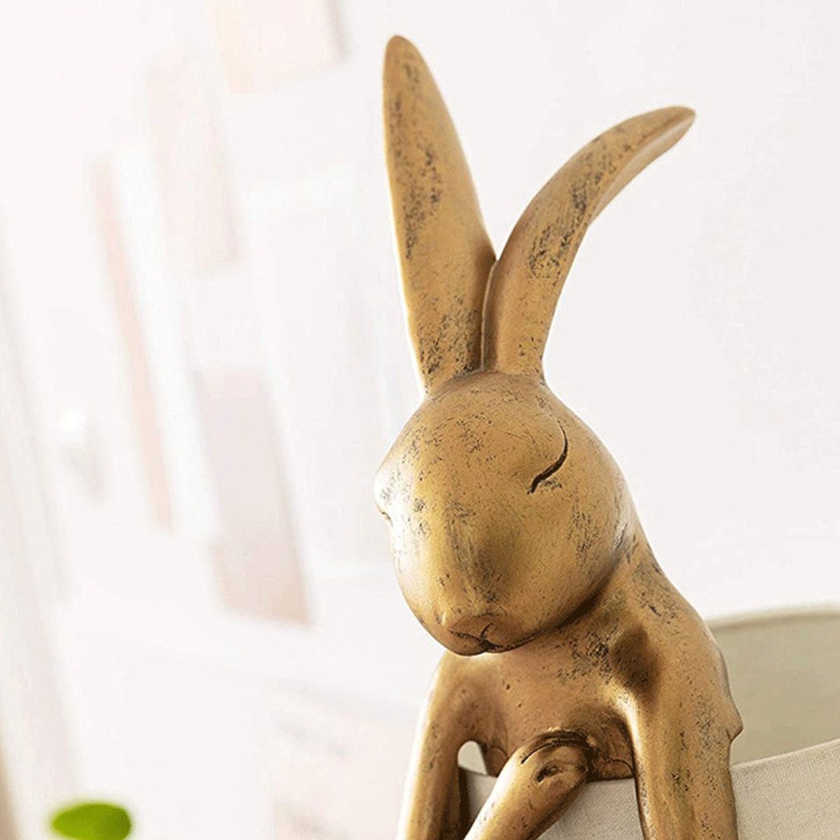 Nordic Apron Rabbit Resin 1-Light Table Lamp - Image 13