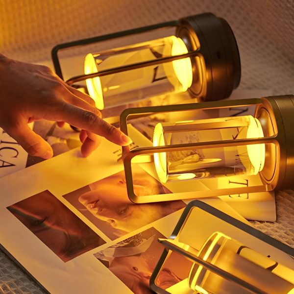 Portable Lantern Cordless Table Lamp USB Touch Dimming Night Lights - Image 9