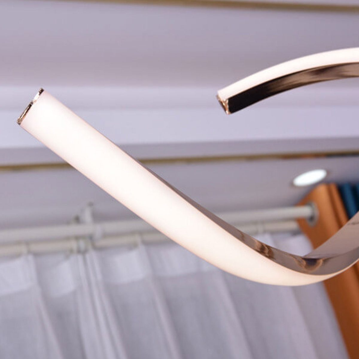 Modern Minimalist Strip Curve Island Light LED Chandelier - Image 15