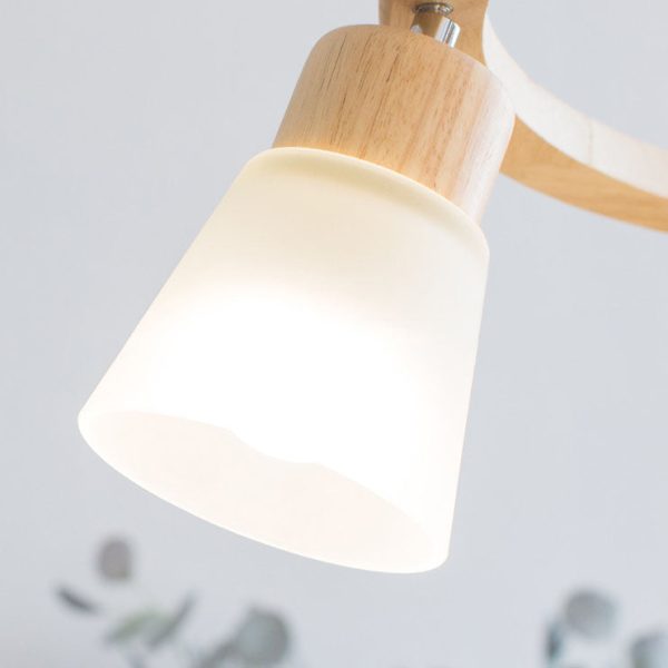 Nordic Minimalist Solid Wood Bird 3/5-Light Chandelier - Image 8