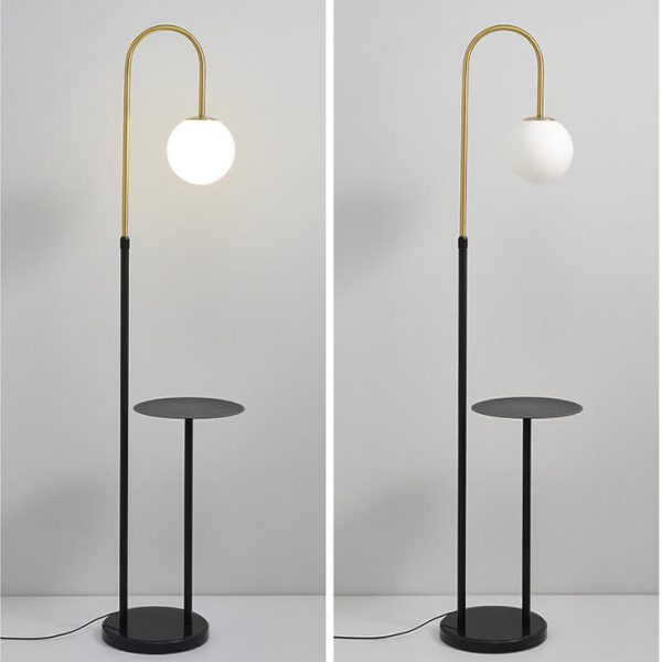 Industrial Iron Creative Shelf 1-Light Standing Floor Lamp - Image 3