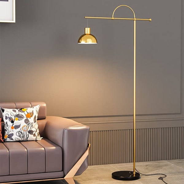 Post-modern Creative Fishing Rod Dome Shade 1-Light Standing Floor Lamp - Image 5