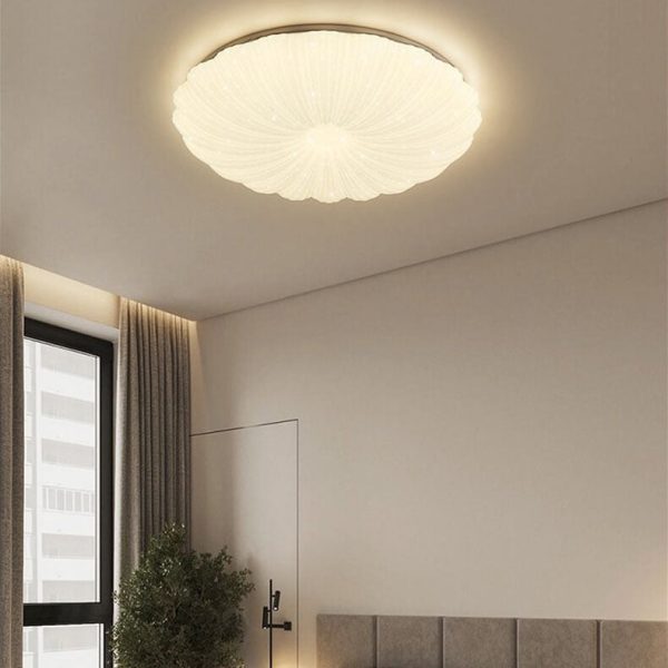Modern Minimalist Shell Acrylic LED Flush Mount Ceiling Light - Image 14