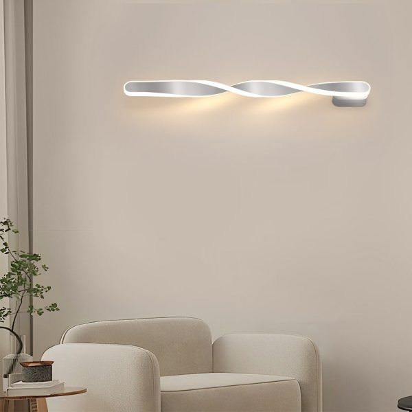 Spiral Long Strip LED 29W Minimalist Ins Wall Lamp Wall Sconce Lighting - Image 7