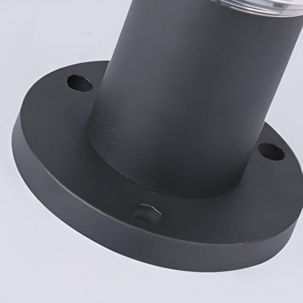 Circular Waterproof Intelligent Light Control Solar Fence Post Lights - Image 12
