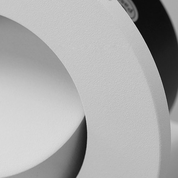 Round Square Adjustable 3W LED Recessed Nordic Wall Lamp Sconce Lighting - Image 8