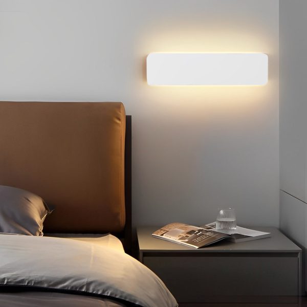 270?? Rotatable Adjustable Rectangular Strip LED White Nordic Wall Lamp - Image 7