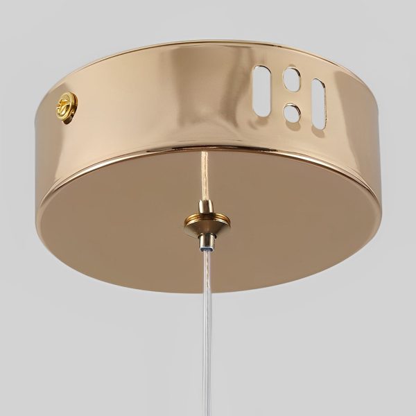 Moon Rings LED Electroplated Nordic Small Chandelier Light Pendant Lighting - Image 13