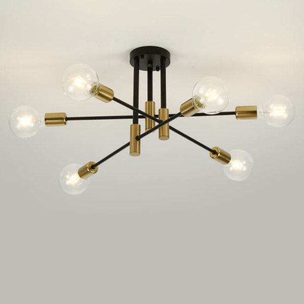 Nordic Minimalist Iron 4/6/8-Light Island Light Chandelier - Image 5