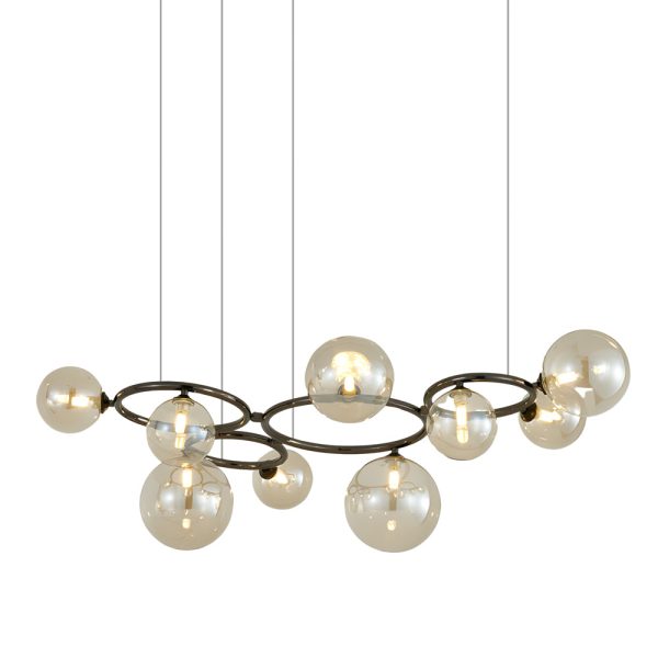 5/7/9-Light Glass Ball Circular Contemporary Chandelier with 3 Step Dimming - Image 34