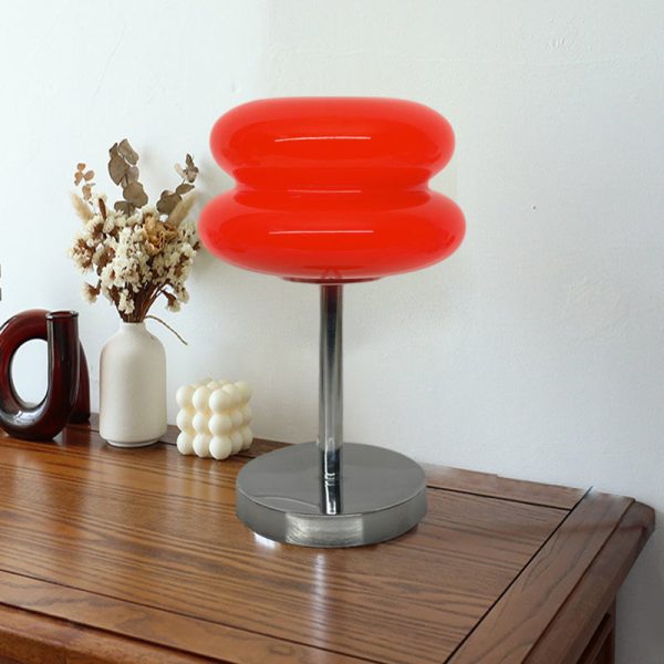 USB Glass Burger Creative Warm Light Modern Table Lamp - Image 6