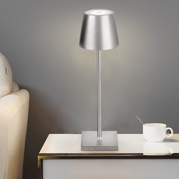 Top Hat Aluminum Rechargeable Portable Touch-Control Table Lamp - Image 5