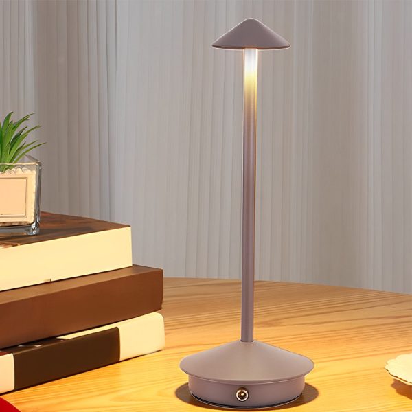 Mini Triangle LED Table Lamp Dimmable - Image 4