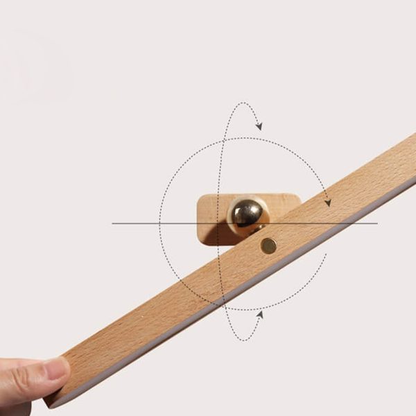 Modern Wooden Strip USB Magnetic LED Mirror Front Wall Sconce Lamp - Image 7