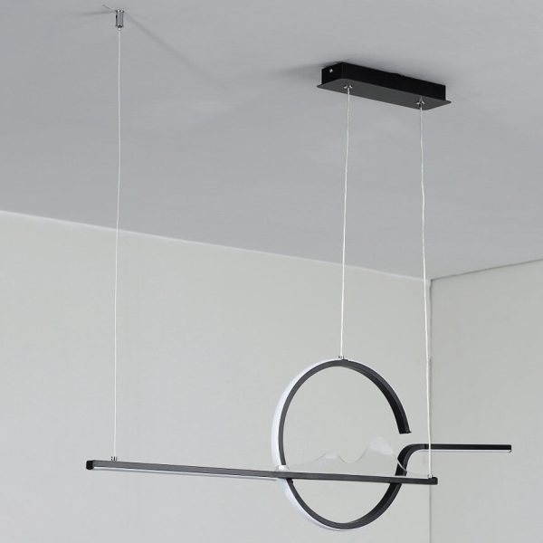 Modern Chinese Minimalist Long Round Landscape Island Light LED Chandelier - Image 6