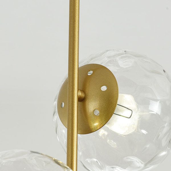 Nordic Minimalist Glass Ball Branch 2-Light Chandelier - Image 13
