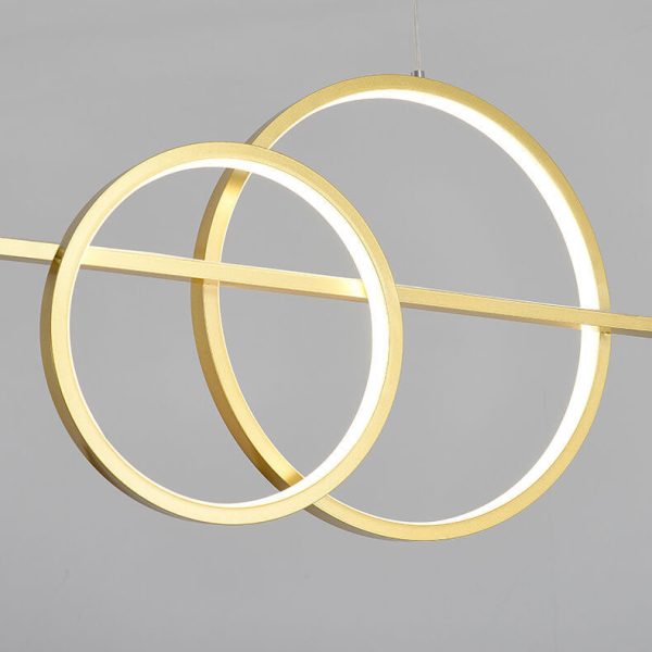 Modern Luxury Long Strip Round Globe Design LED Island Light Chandelier - Image 13