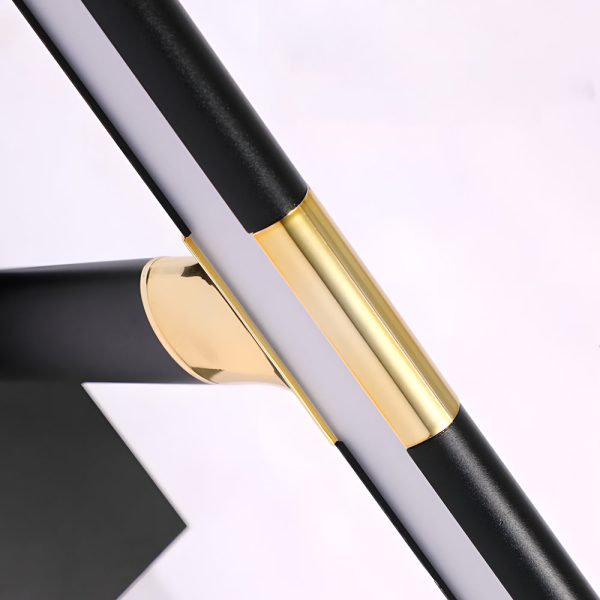 Retractable LED Bathroom Vanity Light with Adjustable Rod and Matte Finish - Image 9