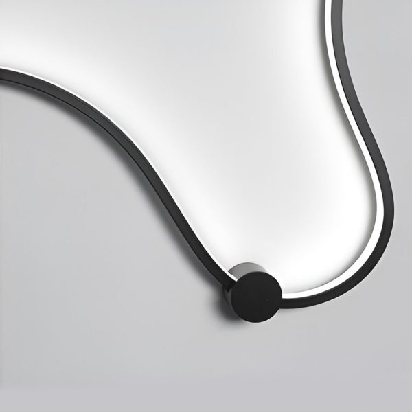 Creative Long Curved Linear LED Modern Wall Sconce Lighting Wall Light Wall Lamp - Image 13