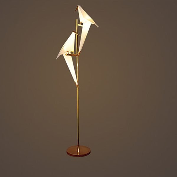 Modern Nordic Creative Iron Bird 1/2-Light Standing Floor Lamp - Image 7