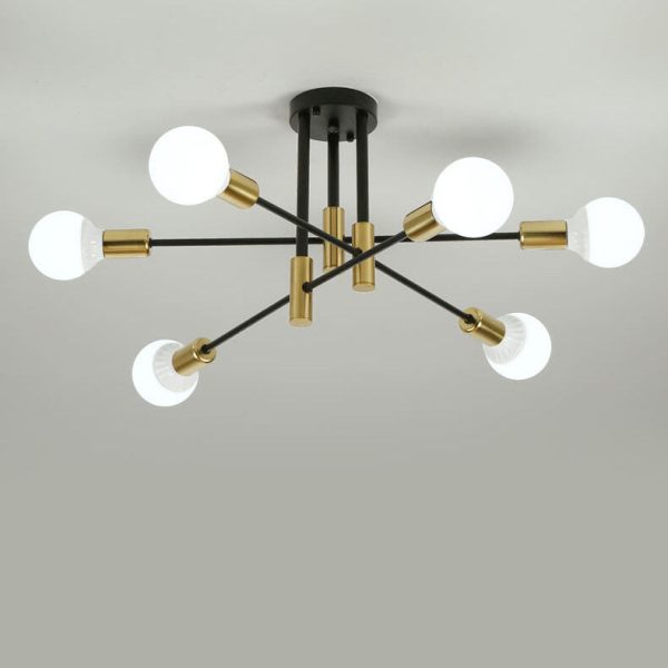 Nordic Minimalist Iron 4/6/8-Light Island Light Chandelier - Image 4