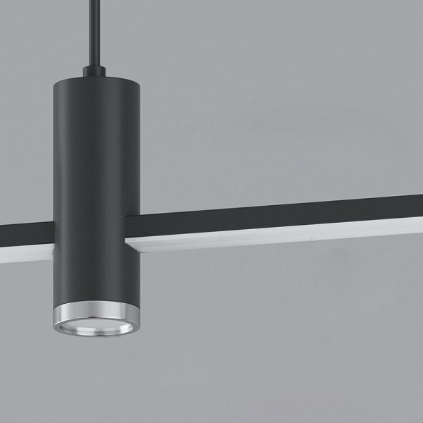 Modern Minimalist Geometric Line Combination LED Island Light Chandelier For Dining Room - Image 9