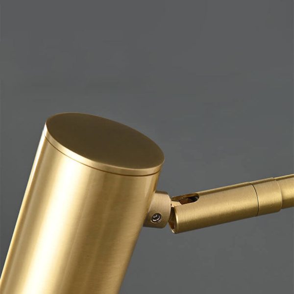 Nordic Luxury Copper Rotatable Eye Protection Reading LED Wall Sconce Lamp - Image 11