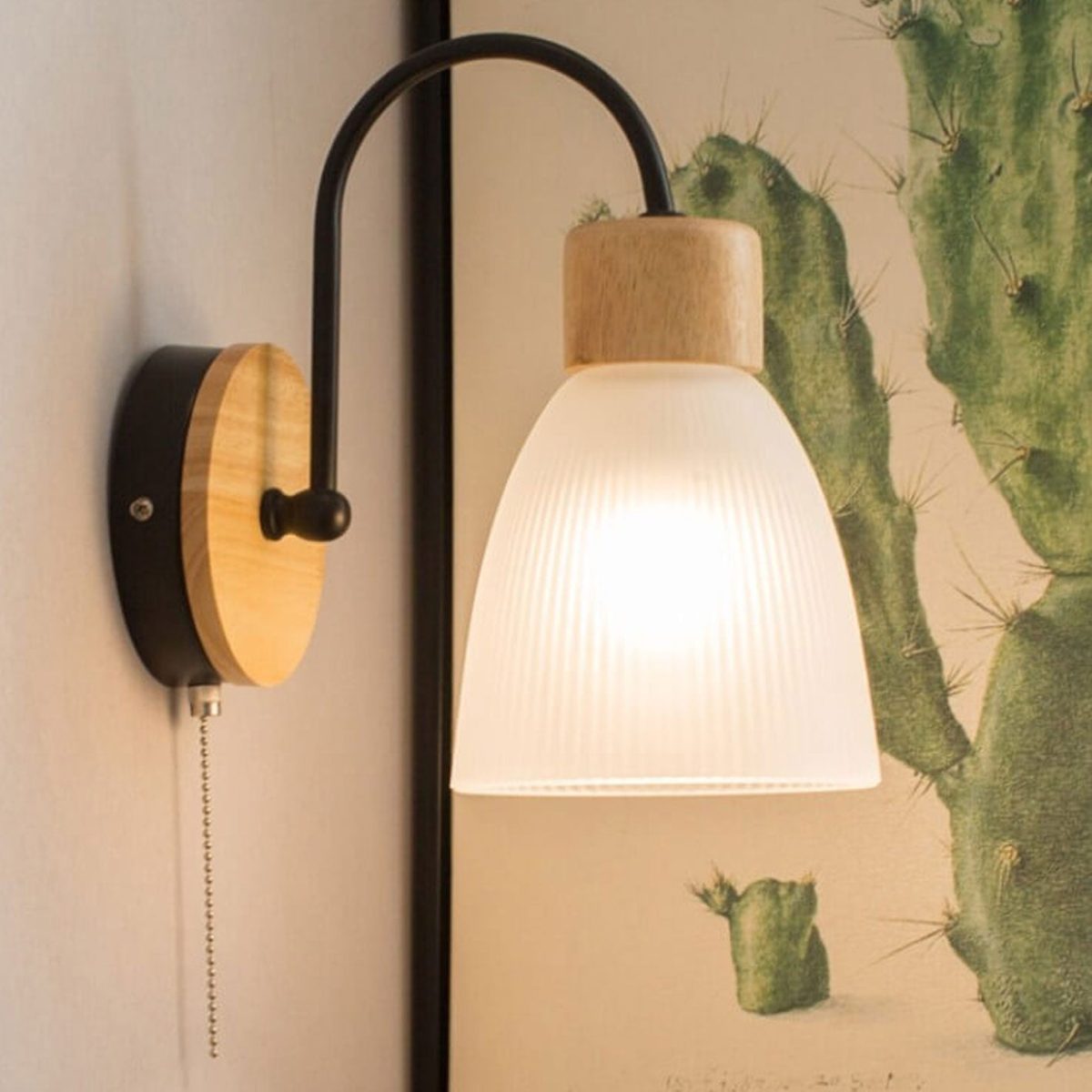 Modern Log Simple Bend Design 1-Light Wall Sconce Lamp - Image 13