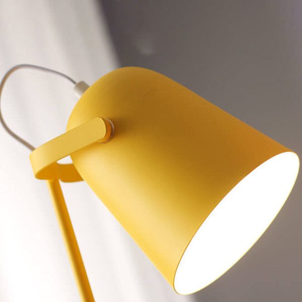 Nordic Macaron Color Creative Iron Bucket Design 1-Light Table Lamp - Image 3