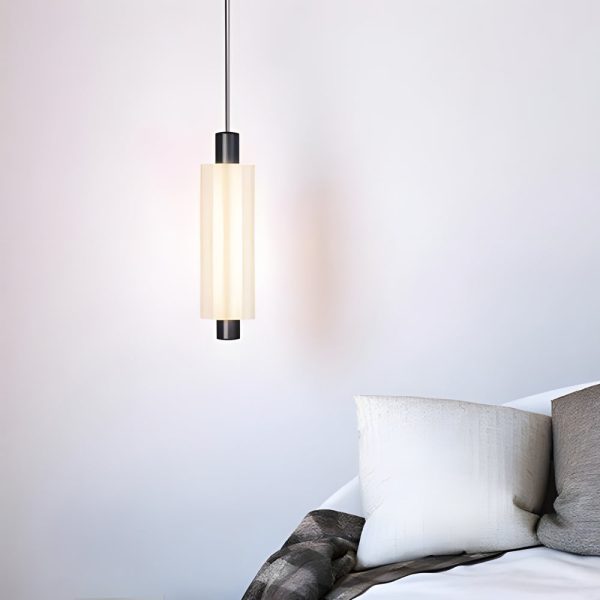 1/2/3 Heads Acrylic Cylinder Pendant Lights: Modern Hanging Lamp in Gold/Black - Image 2