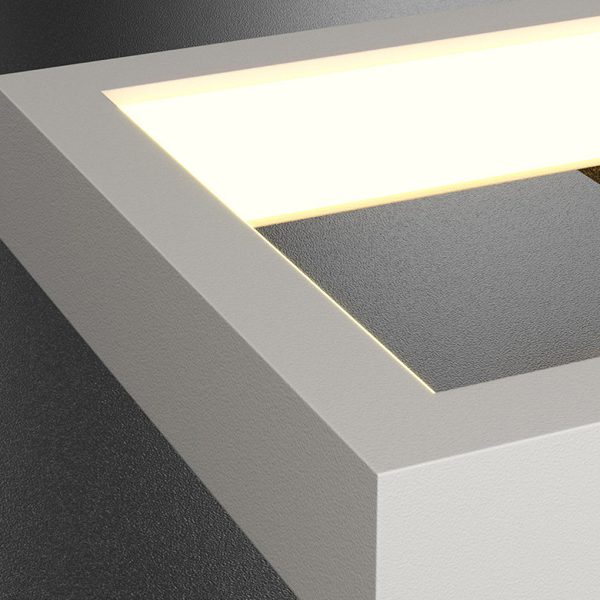Rectangular Three-color Light LED Nordic Wall Light Fixture Wall Lamp - Image 13