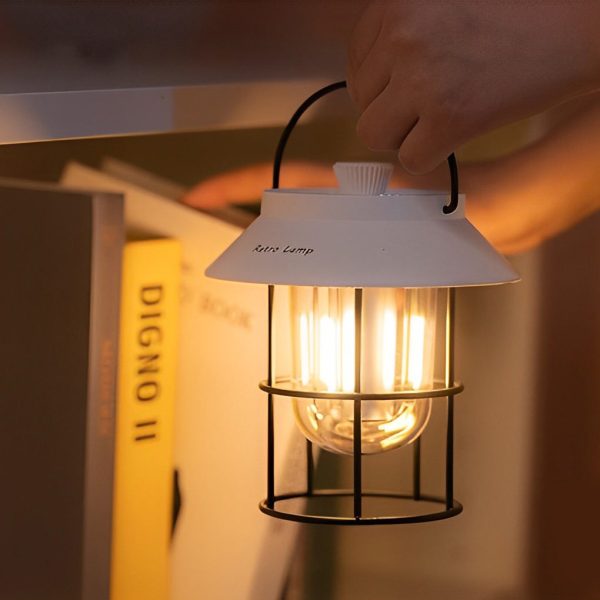 USB Rechargeable Dimmable LED Hanging Stand Portable Outdoor Lanterns - Image 5