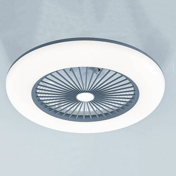 Modern Acrylic Ceiling Fan 1-Light LED Semi-Flush Mount Lighting - Image 6