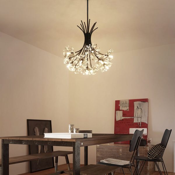 Crystal 13-19 Light Dandelion Shade Chandeliers - Image 10