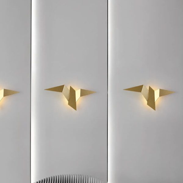 Modern Creative Flying Bird Metal 1-Light LED Wall Sconce Lamps - Image 10