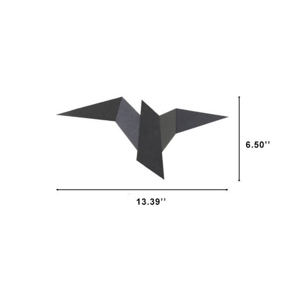 Modern Creative Flying Bird Metal 1-Light LED Wall Sconce Lamps - Image 13