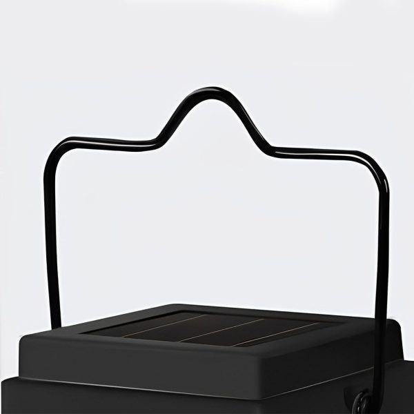 Portable Lantern Waterproof LED Intelligent Black Solar Outdoor Lights - Image 11