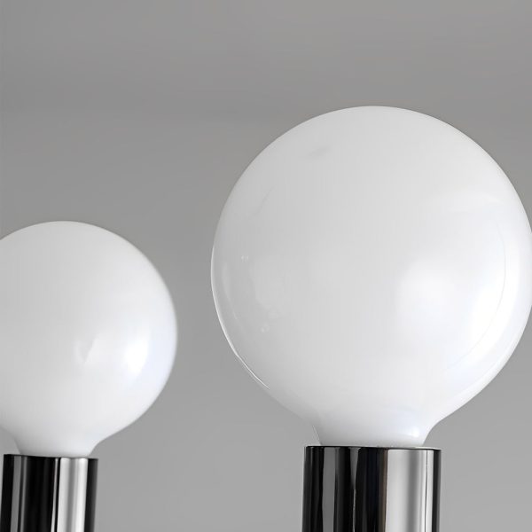 Iron Electroplating Glass Ball Shade Minimalist French Style Chandelier - Image 8
