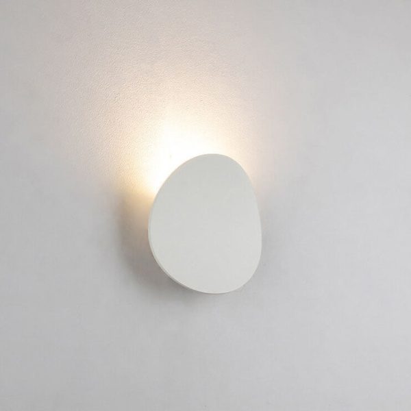 Minimalist Round 1-Light LED Indoor Outdoor Wall Sconce Lamp - Image 14