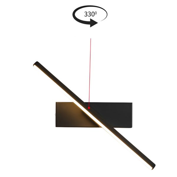 330?? Rotatable Creative Strip LED Modern Wall Lamp Wall Sconce Lighting - Image 14
