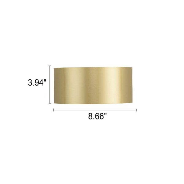 Minimalist Solid Color Iron Half-circle LED Wall Sconce Lamp - Image 7