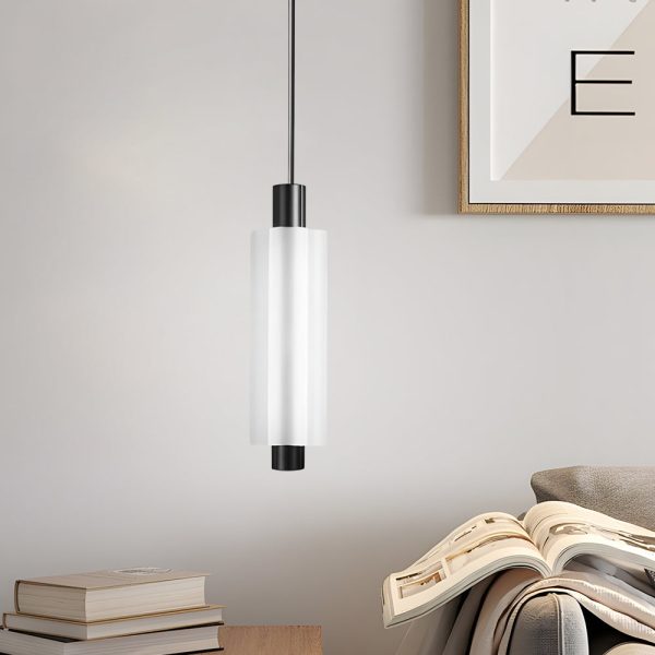 1/2/3 Heads Acrylic Cylinder Pendant Lights: Modern Hanging Lamp in Gold/Black - Image 12