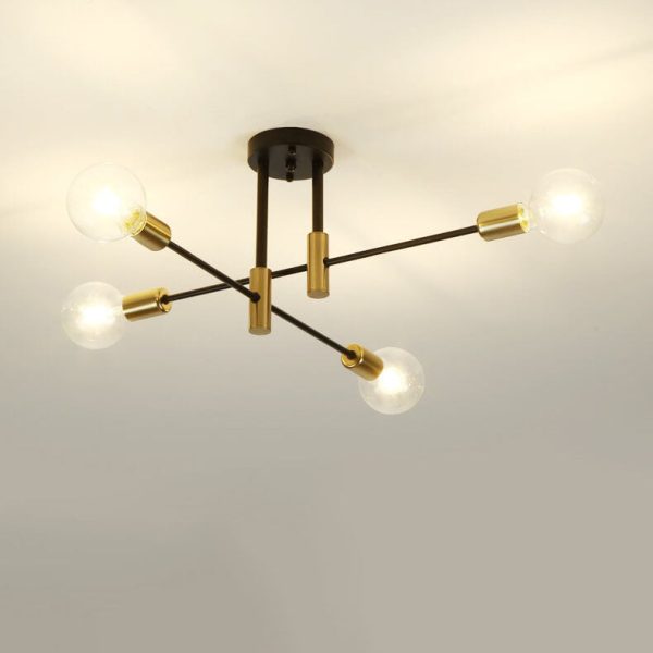 Nordic Minimalist Iron 4/6/8-Light Island Light Chandelier - Image 7