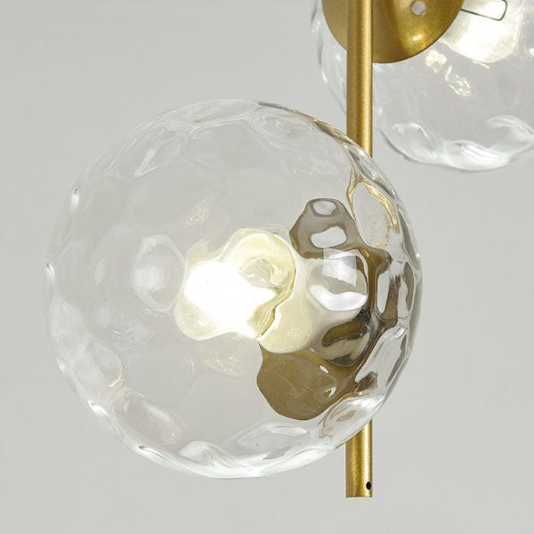 Nordic Minimalist Glass Ball Branch 2-Light Chandelier - Image 14